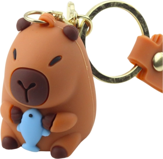Adorable diseño 3D de capibara