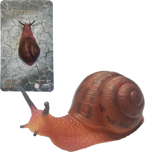 Modelo realista de caracol de jardín (13 cm)