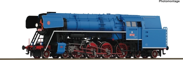 Roco Locomotora de vapor 477 008 ČSD Papoušek digital con sonido