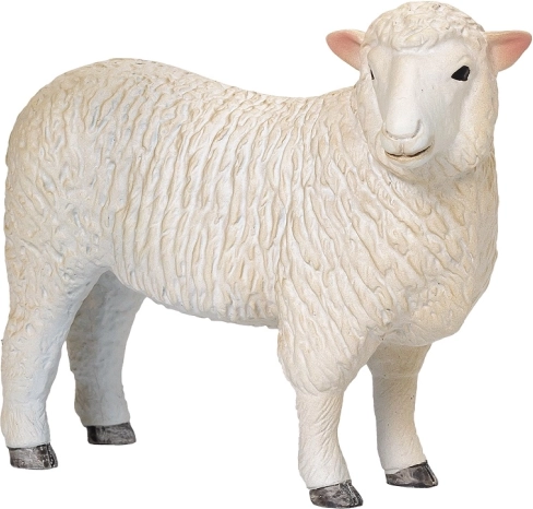 Figura realista de oveja Romney Marsh