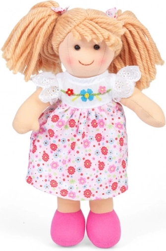 Bigjigs Toys muñeca de tela Georgia 25 cm