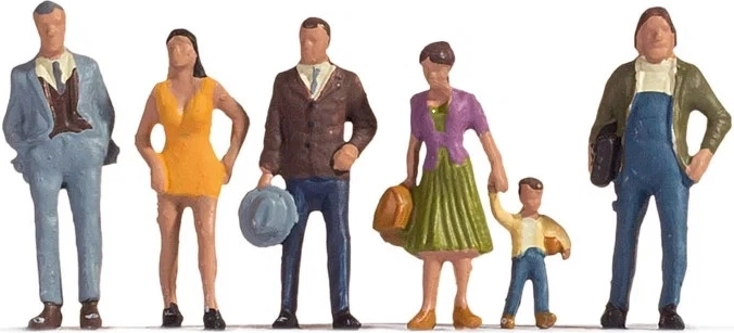 Noch set de figuras Peatones en la ciudad (H0)