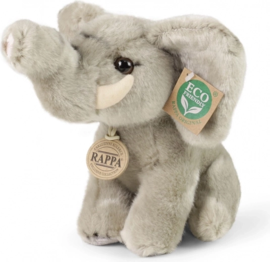 Elefante de peluche sentado 18 cm ECO-FRIENDLY