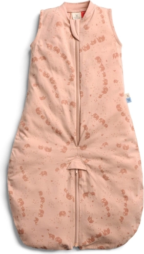 ergoPouch saco de dormir y mono para dormir 2en1 de algodón orgánico Elephant Parade, 8–24 meses, 8–14 kg, 0,2 TOG