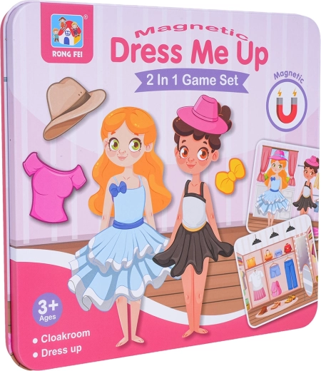 Set magnético para una pequeña estilista 2 en 1