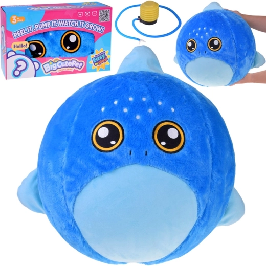 Gran balón de peluche mascota tiburón 45 cm