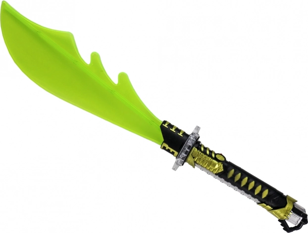 Machete amarilla luminosa para niños a pilas