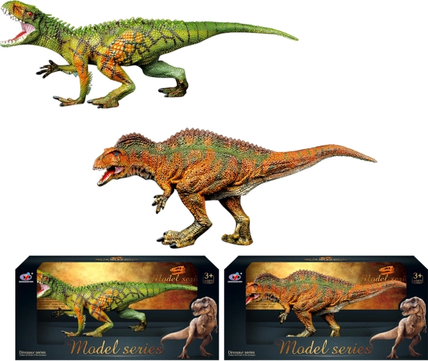 Mundo de dinosaurios: set de figuras de dinosaurios, 2 tipos