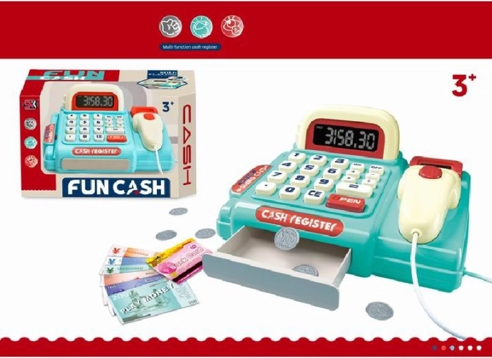 Caja registradora Fun Cash Blue