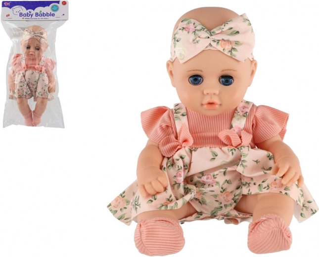 Muñeca con ojos móviles de 30 cm