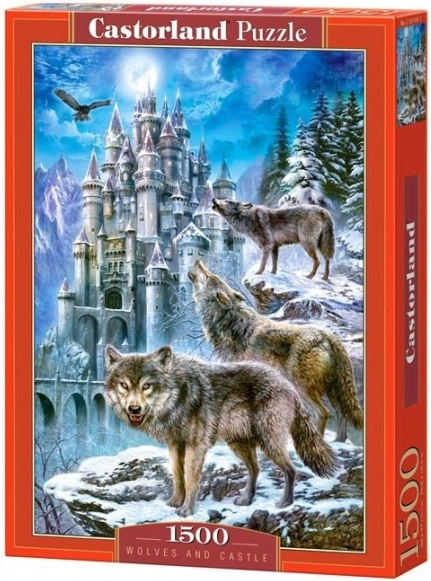 Puzzle de 1500 piezas Wolves and Castle