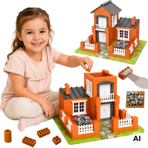 Woopie set de construcción Villa de ladrillos 458 piezas - 1 unidad