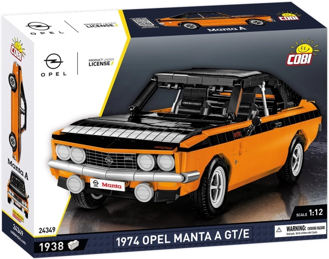 COBI Opel Manta A GT/E 1974 kit de construcción de coche a escala 1:12 (1938 piezas)