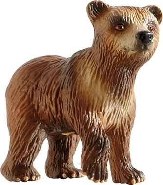 BULLYLAND cachorro de oso pardo – figura pintada a mano
