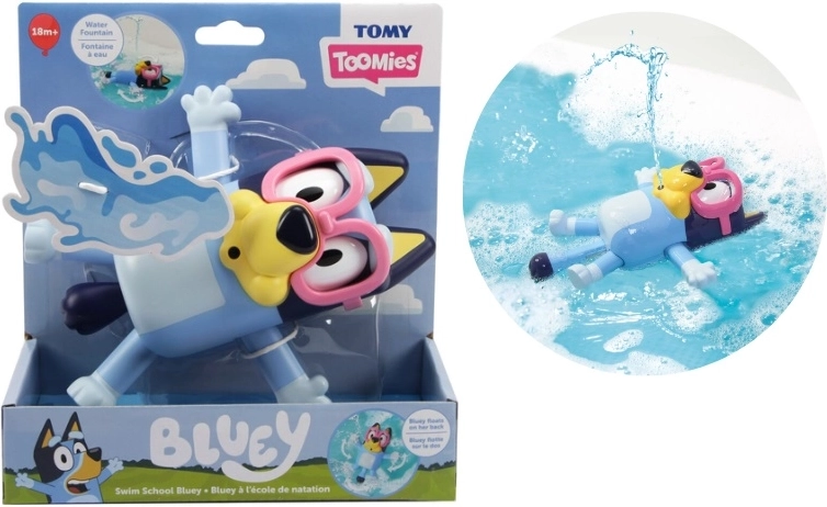 Tomy Bluey juguete de baño escuela de natación