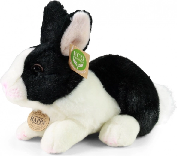 Conejito de peluche blanco y negro ECO Friendly