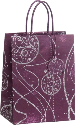 Bolsa de regalo navideña Argus DeLuxe Eco Friendly 18 × 23 cm - 1 unidad