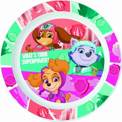 Plato de plástico PAW PATROL 22 cm