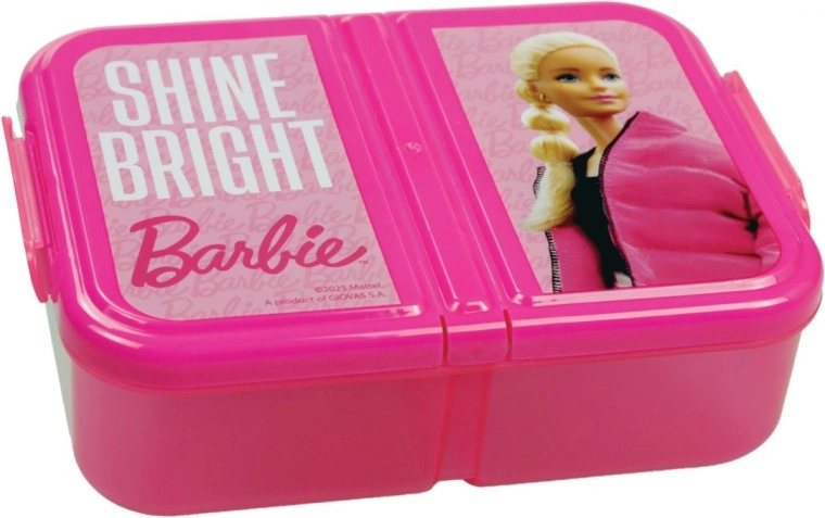 Caja de almuerzo Barbie de varios compartimentos