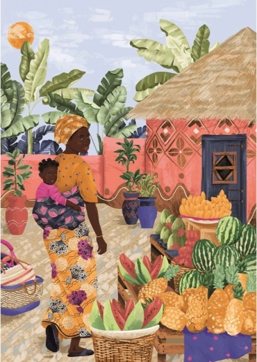 Puzle Ghana 1000 piezas MAGNOLIA