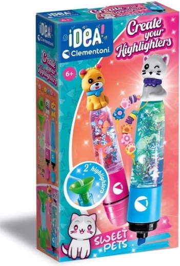 Clementoni Idea set creativo para fabricar resaltadores Sweet Pets