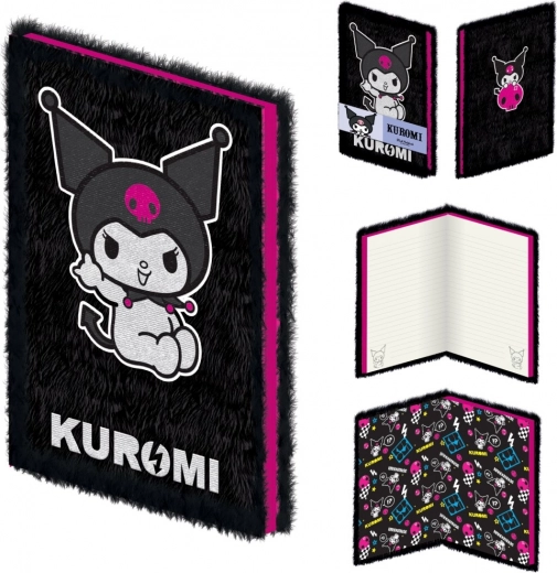 Cuaderno de peluche Kuromi