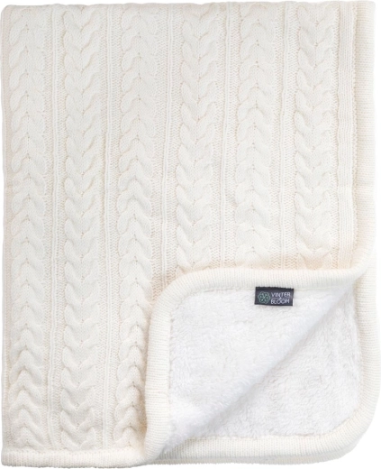 Vinter & Bloom manta cuddly ivory