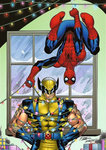 Puzzle Spiderman y Wolverine 1000 piezas Trefl Premium Plus
