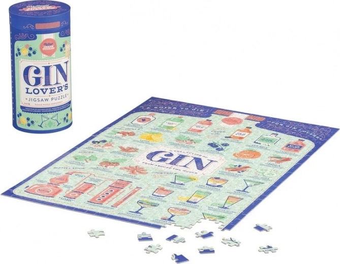 Puzle de 500 piezas para amantes del gin de Ridley's Games