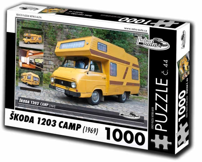 Puzzle RETRO-AUTA ŠKODA 1203 Camp (1969) – 1000 piezas