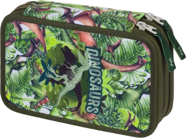 BAAGL estuche escolar de dos pisos Dinosaurs