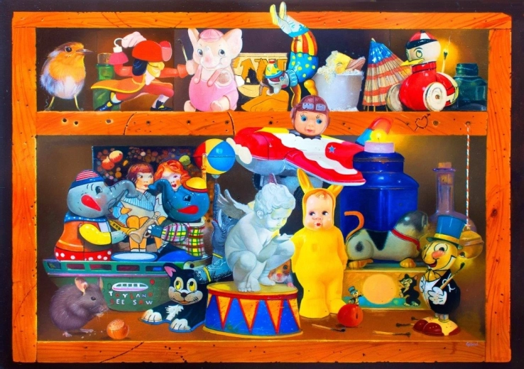 Puzzle Casa abarrotada 1000 piezas