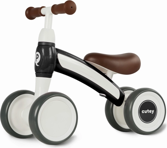 Qplay Cutey Retro correpasillos con cuatro ruedas negro