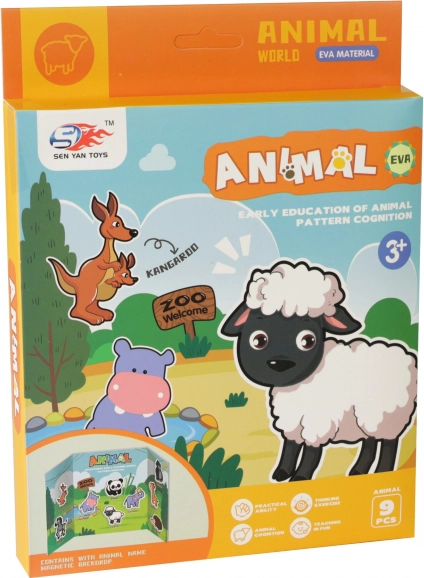 Imanes de animales de goma EVA – kit creativo para niños