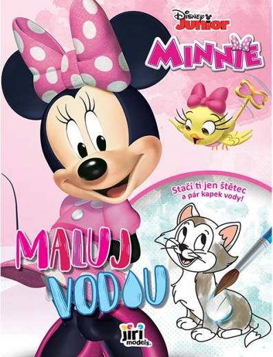 Pinta con agua A4 Minnie