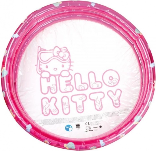Piscina hinchable Hello Kitty con 3 aros, rosa