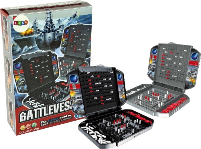 Juego estratégico de barcos – batalla naval en maletines (2 juegos)