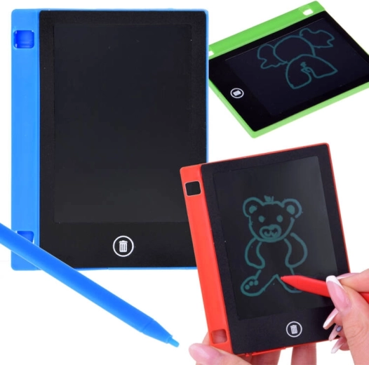 Mini tableta para niños con lápiz y función de borrado