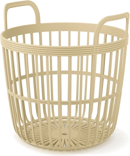 Cesta de almacenaje Zoe Basket con asas 41,9 cm – paja