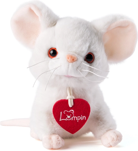 Ratón de peluche Petit 14 cm – sentado