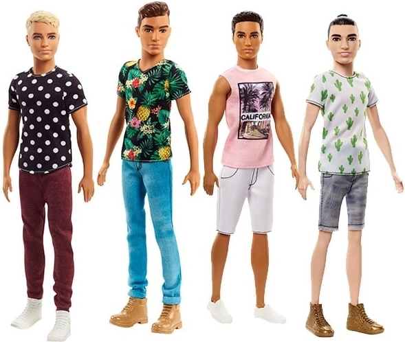 Barbie Fashionistas Ken con camiseta azul con cactus