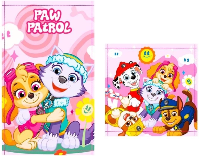 Juego de toallas Patrulla Canina (rosa)