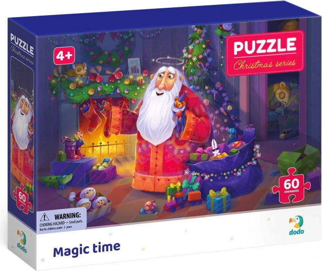 Puzzle DODO Tiempo navideño mágico 60 piezas