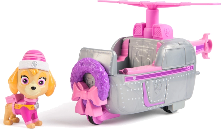 Figura de Skye con atuendo invernal