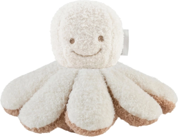 Sonajero de pulpo de peluche Nattou ecru 20 cm