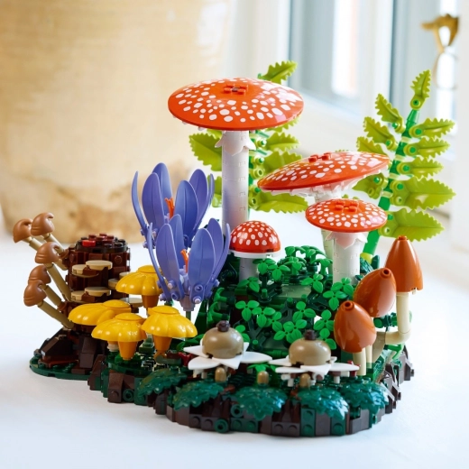 Diorama forestal lleno de detalles