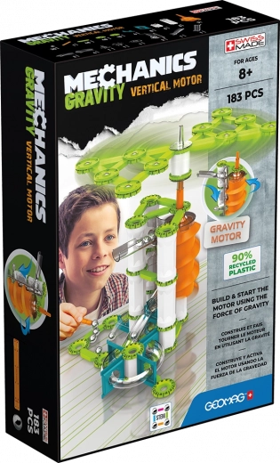 Geomag Mechanics Gravity RE motor vertical: construcción magnética de 183 piezas