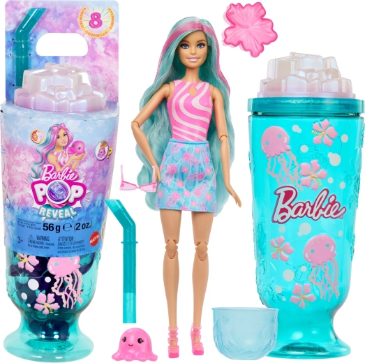 Barbie Pop Reveal mundo submarino – muñeca con 8 sorpresas