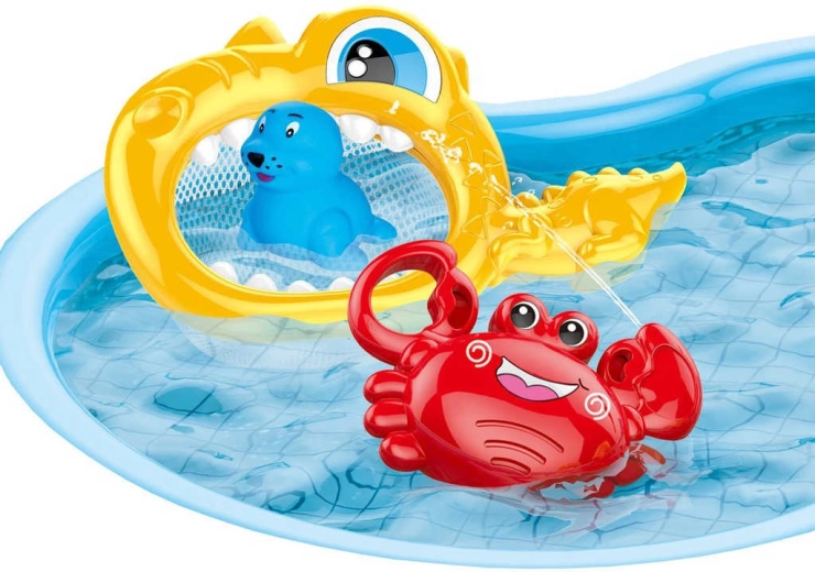 Atrapar y pescar en el agua