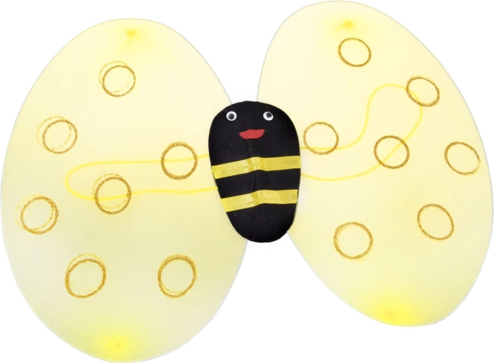 Alas de abeja ligeras y brillantes